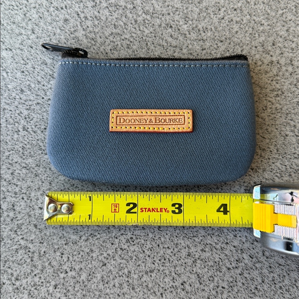 Dooney & Bourke Denim Blue Coin Pouch - Picture 5 of 6